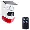 Chatthen Allarme Casa Senza Fili Solare, Tuya Sensore Movimento Allarme 120 dB, sirena allarme esterno, sensore movimento wifi per Garage, Porta, Finestre, Esterno, Casetta, Furgone