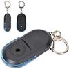 Beufee Localizzatore di Chiavi, Localizzatore di Chiavi da 2 Pezzi, Tag, Localizzatore di Chiavi, Portachiavi con Suono E Luce a LED(Blu)