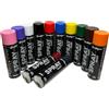 Bastelzone Set di colori spray, 12 colori da 200 ml, ad asciugatura rapida: Nero, Bianco, Blu, Verde, Rosso, Giallo, Viola, Arancione, Rosa, Marrone, Grigio Antracite, Bordeaux