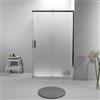 Auria Box Doccia 3 Lati 80x120x80 cm x h190 - Cabina Doccia con Porta Scorrevole, Cristallo Temperato 6mm, Opaco e Anticalcare con Profilo in Alluminio Cromato e Chiusura Magnetica - Facile da Installare