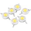 HEEPDD 100 pezzi Chip LED ad Alta Potenza, 1W LED Perline SMD Chip Lampadina Lampadina Chip di Perline Lampada a Diodo a Emissione di Luce Super Luminosa Chip (6000K bianco)