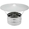 UTILFER Testa Camino Acciaio Inox Base Tonda - Canne Fumarie - 130