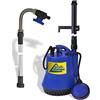 AMUR Pompa sommersa per pompa a botte RAIN BUTT pompa per acque chiare pompa per acqua piovana 350Watt altezza max di mandata 12m pompa A BARREL POMPA REGEN-STAR SUPER 350 con cavo da 10m.