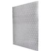 Parotec Piastra forata per costruzione, connettori piatti per legno, piastre zincate di alta qualità, supporti angolari in acciaio, rinforzo strutturale, 300 x 400 x 2 mm