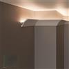 create luxury GRAND DECOR Cornici velette per led a soffitto e parete (lunghezza 2 metri - KH904), per illuminazione indiretta con le strisce led | decorative, prefabbricate in duropolimero