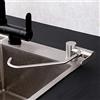 ZPSPZ rubinetto cucina osmosi abbattibile, acciaio inossidabile 304, lavello da cucina, rubinetti per acqua potabile, collo di cigno, 1/2 o 1/4-Un puro pieghevole ad angolo retto