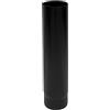 MBM Canna fumaria Tubo 1 mt. DN 130 smaltato nero 600 gradi stufa legna CE Made in Italy