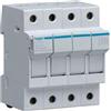 Hager Ls504 - Porta-Fusibile 10,3 X 38 32 A 3 Poli + Neutro