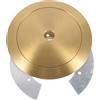 HOLIDYOYO Anello Paralume in Ottone, Set da 3 Pezzi 100 MM, Accessori per Paralumi Abatjour Supporto Portalampada Filettato E27 E14 G9