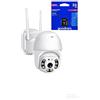 FLM SYSTEM TELECAMERA IP CAM PTZ APP YOOSEE WIFI DOME WIRELESS ESTERNO + MICRO SD 32GB