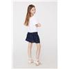 Tezenis Gonna In Tela Viscosa Bimba Ruches Bambina Blu