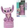 Lexibook, Disney Stitch, Luce Notturna Angel con Altoparlante, Cambio di Colore, Luce soffusa, A Batteria, Rosa, NS01D1LXB