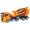 Herpa modello di camion MAN TGX GN betoniera con semirimorchio 2 assi/2 assi, arancione comunale, in scala 1:87, pezzo da collezione, modello tedesco, statuetta plastica