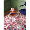 RugVista Mirzam, Tappeto, Orientali, 200 x 300 cm, Rettangolare, Pelo medio, Soggiorno, Sala da pranzo, Camera letto, Cucina, Lavabile solo a secco, Scuro Porpora/Multi