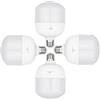 Maclean Lampadina a LED E27 38W Bianco Neutro Angolo di Luce di 200 Gradi a Risparmio Energetico 4 Pezzi