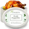EOGRFW Ovali, 60 pezzi, piatti di carta resistenti, bianchi, usa e getta, stabili, per barbecue, ristorante, riunione, picnic, feste