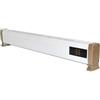 Sined Riscaldatore Da Pavimento 1800 Stufa Da Pavimento Elettrica Da 1800w Bianco Stufetta Per Pavimento e Battiscopa 1800w Con Telecomando Incluso
