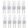 JZLBBC 10PCS Lampadine Alogene GY6.35 12V 24V 220V 20W 35W 50W 75W 100W G6.35 Perline Lampadina Alogena G6.35/GY6.35 Base Bi-Pin Dimmerabile 12V-100W