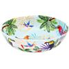 Les Jardins de la Comtesse - Insalatiera grande in melamina pura - Toucan de Rio - 4L / Ø 31 cm - Multicolore - Servizio da tavola quasi indistruttibile MelARTmine