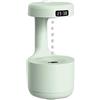 GFYWZ Umidificatori antigravità a goccia d'acqua con display a LED, 800 ml, con funzione di spegnimento 4H, per camera da letto e soggiorno