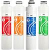 MERHOVO Purificatore d'acqua Filtro for l'acqua PP GAC RO PAC Filtro for l'acqua di ricambio for osmosi inversa, trattamento for bere il depuratore del filtro dell'acqua con esperienza Efficienza superiore(A