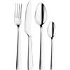 Pintinox Set Posate In Acciaio Inox Nichel Free 48 Pezzi Gourmet Composto Da 12 Cucchiai Tavola, 12 Forchette tavola, 12 Coltelli Tavola, 12 Cucchiai Caffè