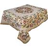 Confezioni Giuliana Tovaglia Gobelin Jacquard Copritavolo Classico Fiorato Fiori Misura 150-180-210-240 Rotonda, 150x210