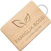 Maverton Tagliere di legno incisione personalizzata - Battilardo classico con manico - tagliere legno formaggi - Gadget cucina per coppia - Taglieri rettangolari 32 x 25 cm - Vegano