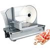DCG AS2470, Affettatrice Elettrica 150W in acciaio inossidabile con lama di 22cm