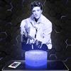 Lampephoto.fr - Lampada 3D Elvis P. Luce Notturna Tattile Elvis P. Illusione 3D Led, Idea Regalo di Natale per Ragazzi e Ragazze Lampada da Notte per Bambini o Adulti, Gadget TOP