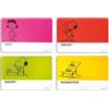 Excelsa Peanuts Set 4 Tovagliette, Plastica Polipropilene, Cm. 43 x 28, Multidecoro, Riutilizzabile