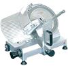 Ristoattrezzature Affettatrice per salumi a gravità professionale con affilatoio amovibile lama in acciaio Ø 250 mm 0.15 kW
