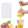 DIVINA VITAE 6 Pezzi Nylon Maglia Fine Sacchetto Filtro Riutilizzabile Sacchetto Latte Noci per Setacciare Tessuto Filtrante per Setacciare Succo Frutta Formaggio Caffè Latte Mandorle (30 x 21 cm)