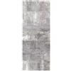 ZUZEKU Tappeto a passatoia astratto per corridoio, cucina, lavabile, antiscivolo, 50 x 250 cm, vintage, grigio, lungo, per corridoio, soggiorno, camera da letto, venduto al metro, personalizzabile