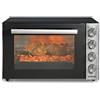 SAMET Kumtel LX-9645 Forno d'appoggio multifunzione nero inox