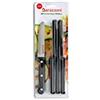 Barazzoni Set 6 Coltelli Tavola Nero