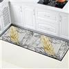 HUAXIQUE Tappeto Moderno Salotto Pelo Corto Tappeto Passatoia Cucina Motivo Geometrico per Corridoio Ufficio Entrata Casa Cucina Da Ingresso 50x280cm Stile Q