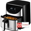 TZS First Austria Air Fryer | 5,8 L | 80-200 °C | 8 programmi | Controllo digitale | Rivestimento antiaderente | 1700 W | Timer | Elemento riscaldante in acciaio inossidabile