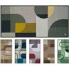 Olivo Tappeti OLIVO.shop Tappeto Cucina Antiscivolo Lavabile, Tappeto Cucina 240 cm, Tappeti Cotone Cucina, Corridoio, Multiuso Antiscivolo, Passatoia Moderna 55x240 cm (SPRINT FORME GRIGIO)