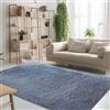 STGAO Tappeto a Pelo Lungo 130 x 140 cm Antiscivolo Tappeto Moderno da Soggiorno Morbido Al Tatto per Soggiorno, Camera da Letto, Ufficio,Esterni, Corridoio, Grigio