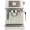De'Longhi - Stilosa EC235.CR, Macchina da caffè manuale, sistema cappuccino, caffè in polvere o Capsule ESE, serbatoio da 1 litro, 1100 W, caldaia in acciaio inossidabile, 1100 W, colore crema