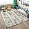 Generic Area Rugs Tappeto vintage con note musicali nocciola tappeto moderno per la casa, 60 x 90 cm, tappeto antiscivolo, rettangolare, per soggiorno, camera da letto, ufficio e decorazione per interni