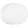 QUARKZMAN 100pcs Rivestimenti Per Friggitrice Ad Aria 7.5 Pollici Bianco