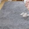 TAOLITAO Tappeto Salotto Pelo Lungo 150 x 180 cm Morbido e Antiscivolo Tappeto Salotto Moderno Super Morbido per Soggiorno, Camera da Letto, Cucina e Corridoio, Grigio Chiaro