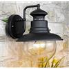bauer Lampada Lanterna da Parete 60W Bauer Marina Nera
