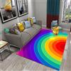Generic Tappeto Per Soggiorno Stampa 3D Tappeto Bellissimo Arcobaleno Antiscivolo Antiscivolo Tappeto Per Camera Da Letto, 120 X 160 Cm - Poliestere - Soft Touch - Facile Da Pulire -5R0W/K2H