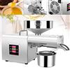 Wiyuer Estrattore di olio di colza automatico in acciaio inox per arachidi, soia, colza, noci, sesamo, mandorle, temperatura regolabile, 1500 W