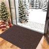 XUCHOU Tappeto per Ingresso 45 x 100 cm Resistente Sporco, Antiscivolo Tappetini per Il Bagno Varie Misure e Colori per Porta e Corridoio, Marrone