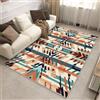 Generico Tappeto Salotto Sud-Ovest 40x60 cm, Tappeto Nativi Americani Navajo, Antiscivolo Pelo Corto Lavabili per Camera da Letto Cucina Bagno P-&100