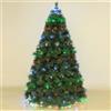 TOT ELECTRIC Mantello led per albero di Natale da 180 cm rete luminoso natalizio 198 luci filo verde luce bianca calda multicolore (Multicolore)